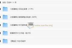 杨藩 汉字硬笔书写速成课（最全）