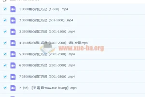 朱汉琪 2023高三高考英语 3500核心词汇专题班