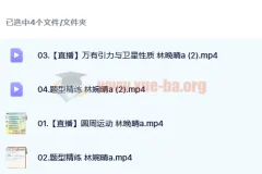 2023高考物理 林婉晴 a班全年 一轮暑假班 秋季班更新6讲