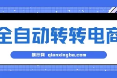 AI+全自动转转电商,内部专属低价货源，全网首发，单日轻松变现几张【揭秘】