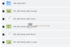 幼儿英语启蒙动画 字母书 ABC Book (音视频+电子书)