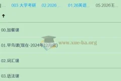 大学英语 2026 考研英语 王晶婷