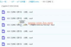 兰彦岭《2017素书》（6集）