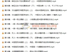 【潘毅】闻道中医—推天檤以明医事（35集）