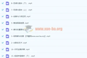 李辉手机视频拍摄美学课：从0基础开启用一部手机完成视频创作