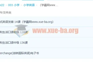 沪江英语流利生活口语0-中级 264课完结