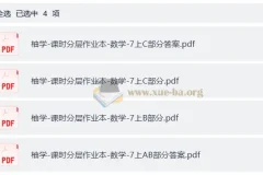 初中数学 7年级课时分层作业本