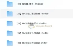 BEC商务英语初级考证辅导课程全集