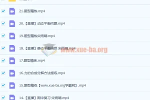 2023高一物理 彭娟娟 S暑假班 秋季班更新21讲