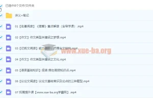 2022初三语文 暑假尖端班 宋北平