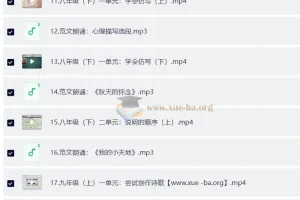 北大派派同步作文范文精读课（7-9年级）