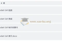 少儿英语启蒙分级动画 火箭女孩 Rocket Girl (音视频+配套资料)