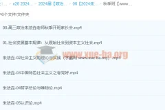 2024高三高考政治 朱法垚政治 一轮 秋季班