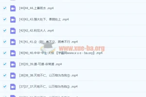 【领行雁】康华兰《国学应用》46节