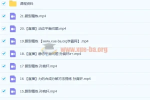 2023高一物理 孙竞轩尖端a+ 暑假班 秋季班更新21讲