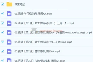 周云生物 2024高二生物A+春季班