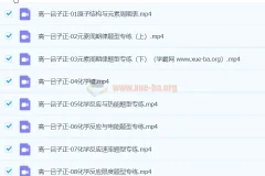 吕子正 2024高中化学 高一春季班