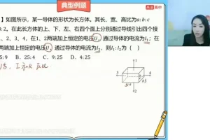 2024谢丽荣高二物理暑假班：电路/磁场/动量精讲