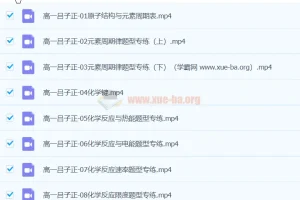 吕子正 2024高中化学 高一春季班