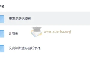 抗遗忘计划表[多格式]