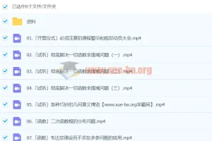 2024高三高考数学 树栋 全程班