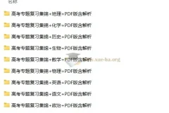 高考专题复习集锦 9科全