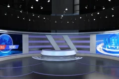 《690+款虚拟演播厅绿幕背景素材合集》直播绿幕必备20G+素材[MP4]