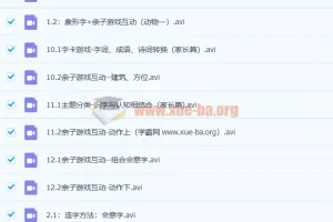 凯叔 小象识字 幼儿识字启蒙课12讲高清视频