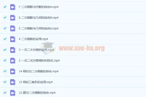 梁朝中《中考压轴200题》 14讲