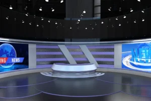 《690+款虚拟演播厅绿幕背景素材合集》直播绿幕必备20G+素材[MP4]