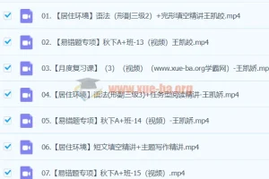 【2024 .A+秋季班 下】初二英语培训班（王凯皎）