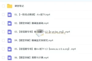 2024-2025 初三 中考化学 郭莹 A+ 秋季班 寒假班 春季班
