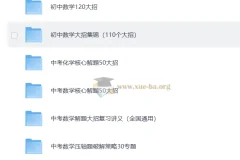 初中数理化解题大招系列合集