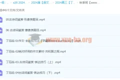 2024高三高考语文 丁钰临语文 秋季班