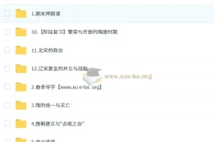 都运欢 初一历史培训班（春上·全国版·A+）