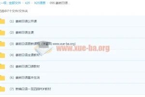 姜岩日语零基础到N2视频教程