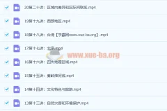 中国地理杨晓松初一地理21讲全套 七年级地理微课堂