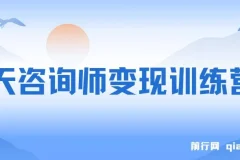 7天咨询师变现训练营，新经济机遇加五大系统，构建完整商业闭环