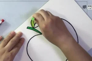 7天学会亮彩蜡笔儿童画教程（零基础入门）