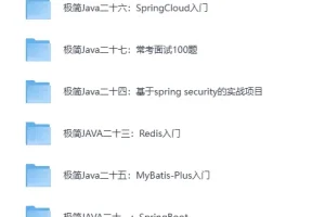 《零基础极简JAVA学习专题》（价值2382元）[MP4]