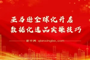 亚马逊全球化开店数据化选品实操技巧