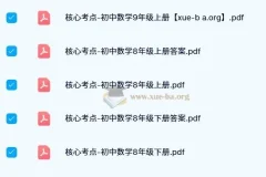 核心考点-初中数学