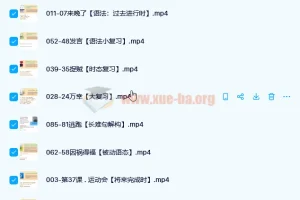 英语名师Frank 新概念二册96讲完整带讲义