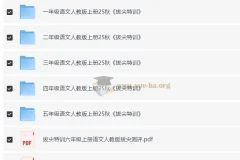 1-6年级语文人教版上册25秋 拔尖特训