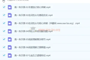 朱汉琪 2024高一英语 精讲春季班