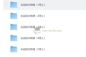 2025 小学语文1-6年级全品知识梳理