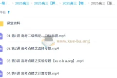 张展博 2025高三高考英语 点睛班