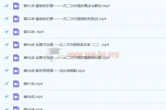 朱韬 2021秋 初二数学目标S班 16讲带讲义完结