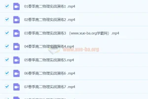 2024高二物理 刘纹岩物理 春季班