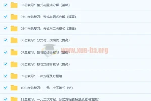 中考数学总复习人教版 word文档
